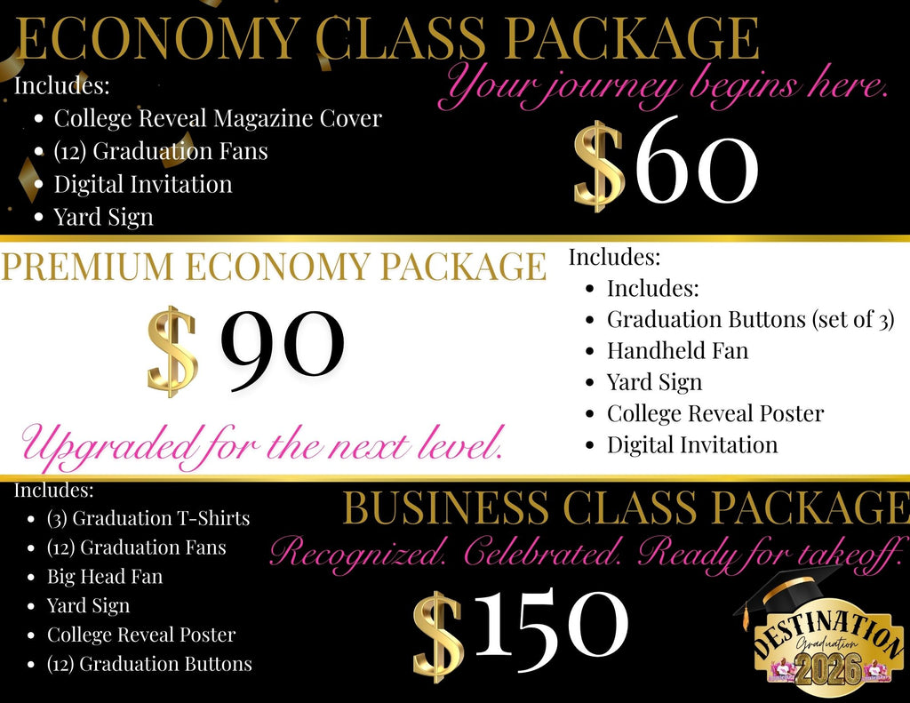 Destination Graduation 2026 Bundles