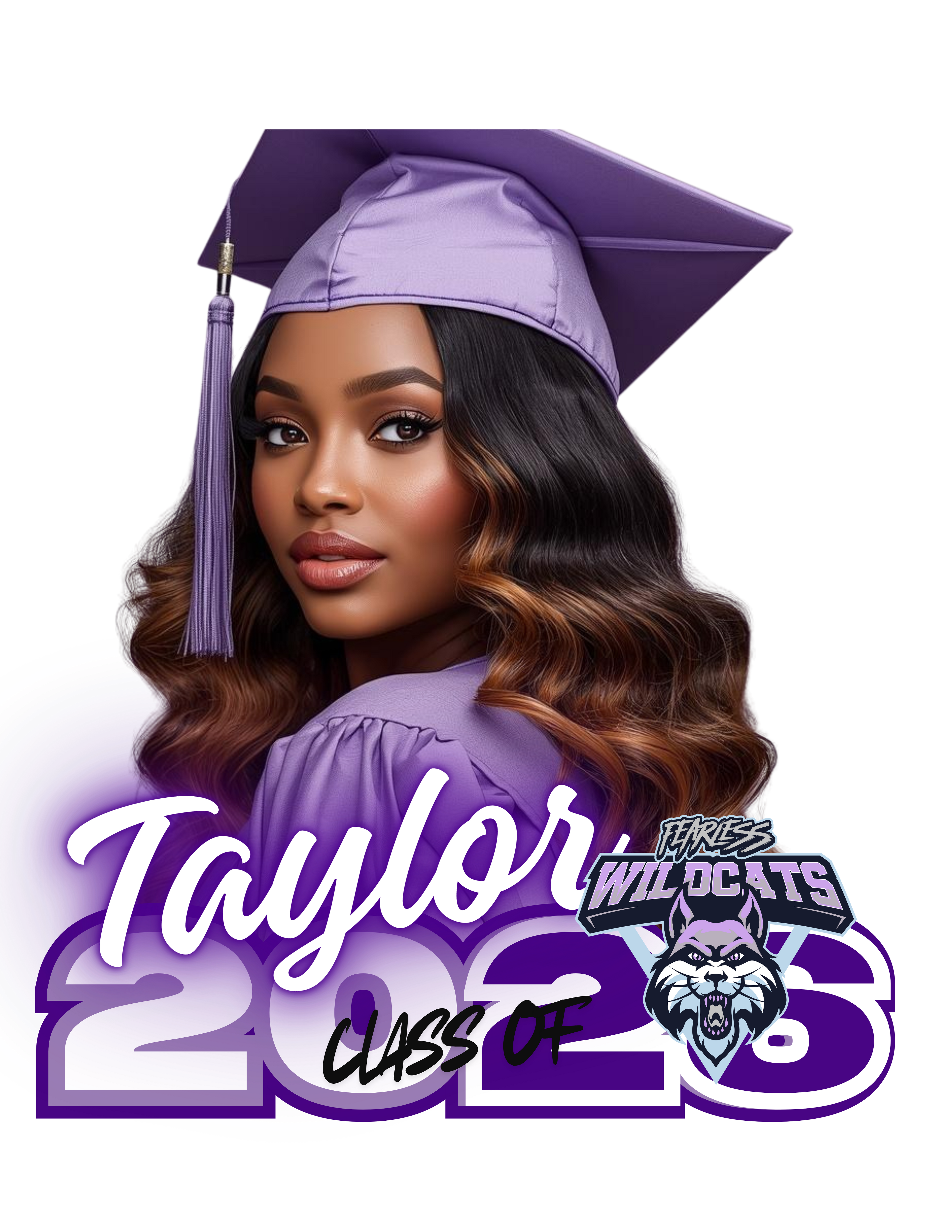 Graduation Celebration Bundle – Custom Photo Gift Bag Set (Balloon, Fan & Buttons Included)