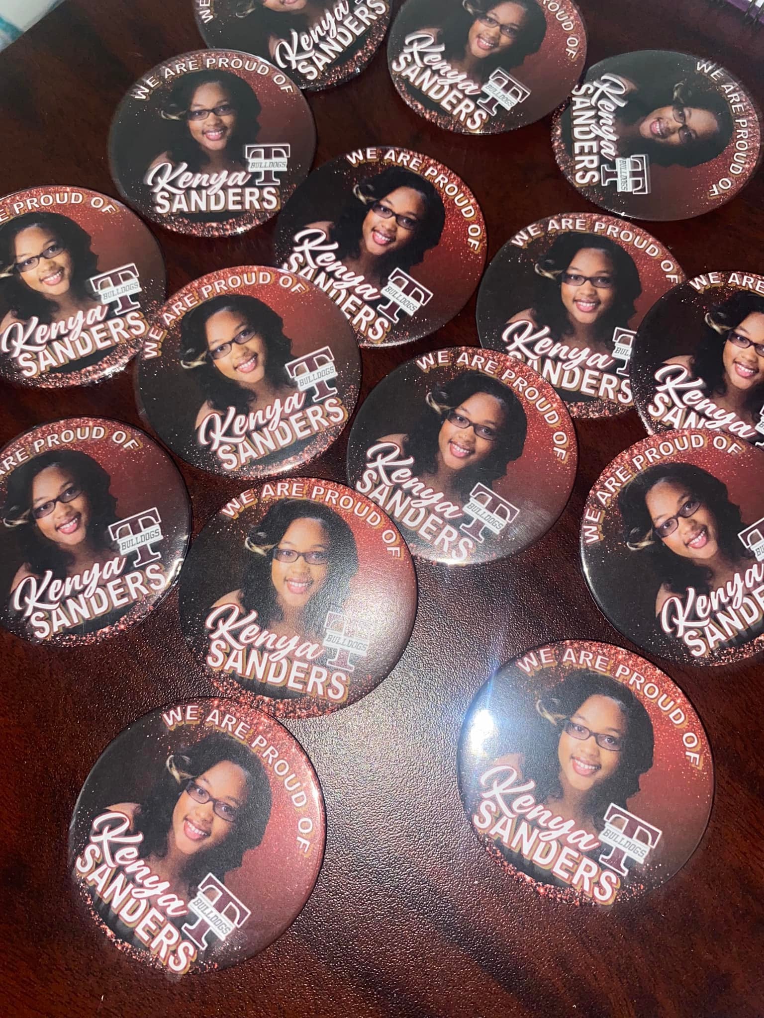 Personalized Graduation Buttons
