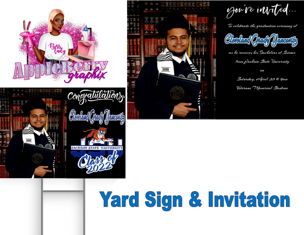 Destination Graduation Custom Invitations