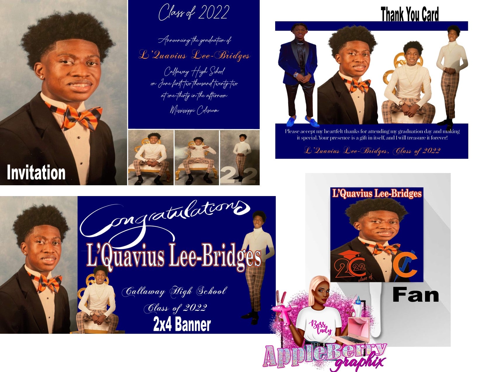 Destination Graduation Custom Invitations