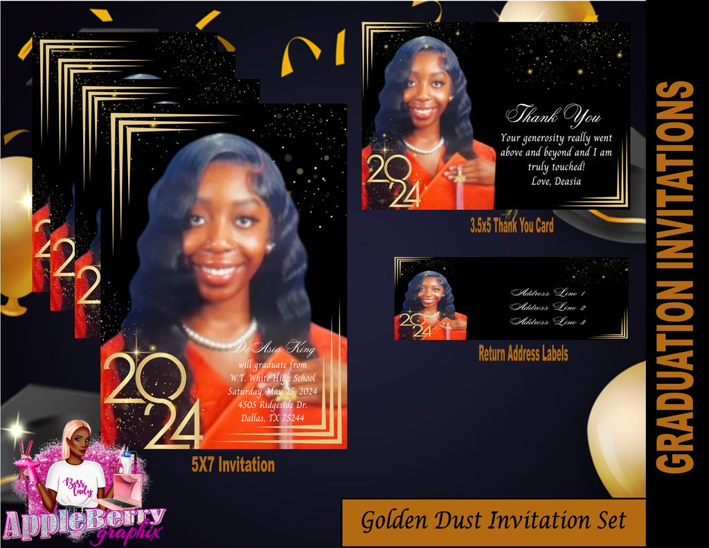 Destination Graduation Custom Invitations
