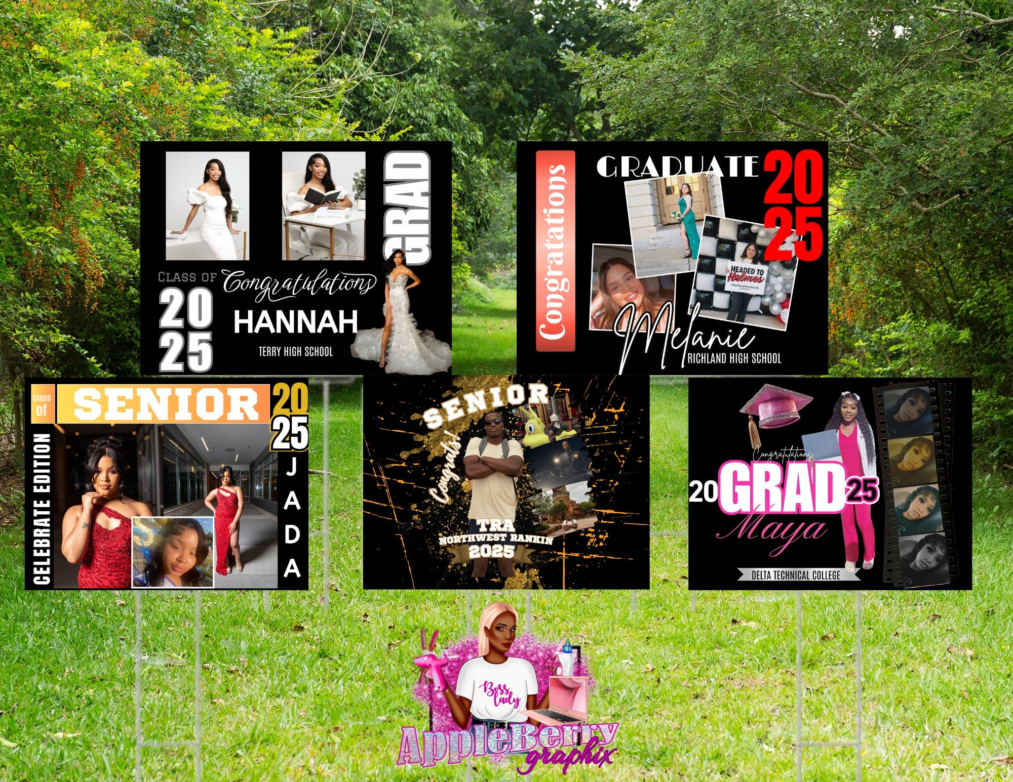 PERSONalized Graduation Yard Signs