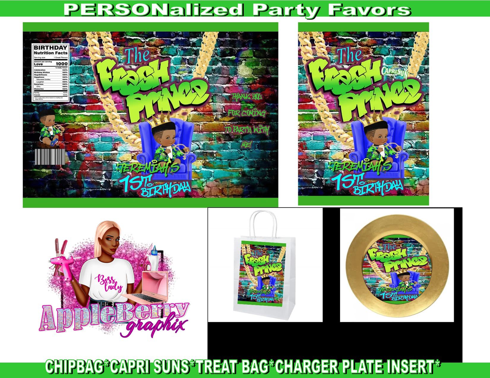 Personalized Party Treats by the Dozen