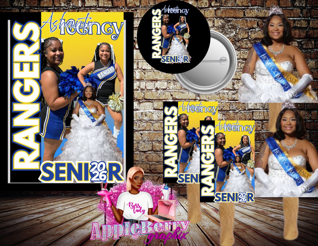 Personalized Graduation Buttons