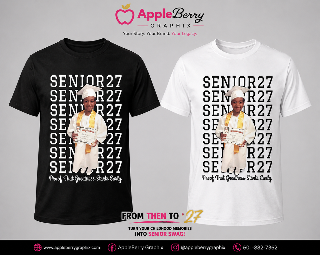 FROM THEN TO ’27™ Custom Senior T-Shirt