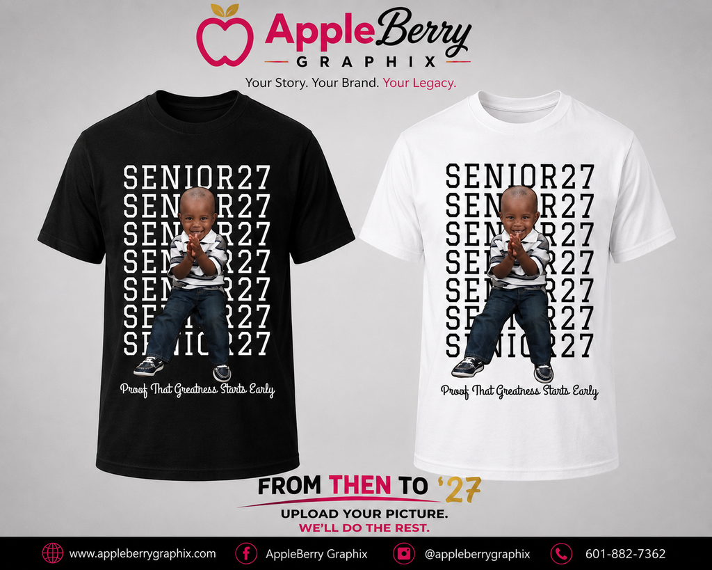 FROM THEN TO ’27™ Custom Senior T-Shirt