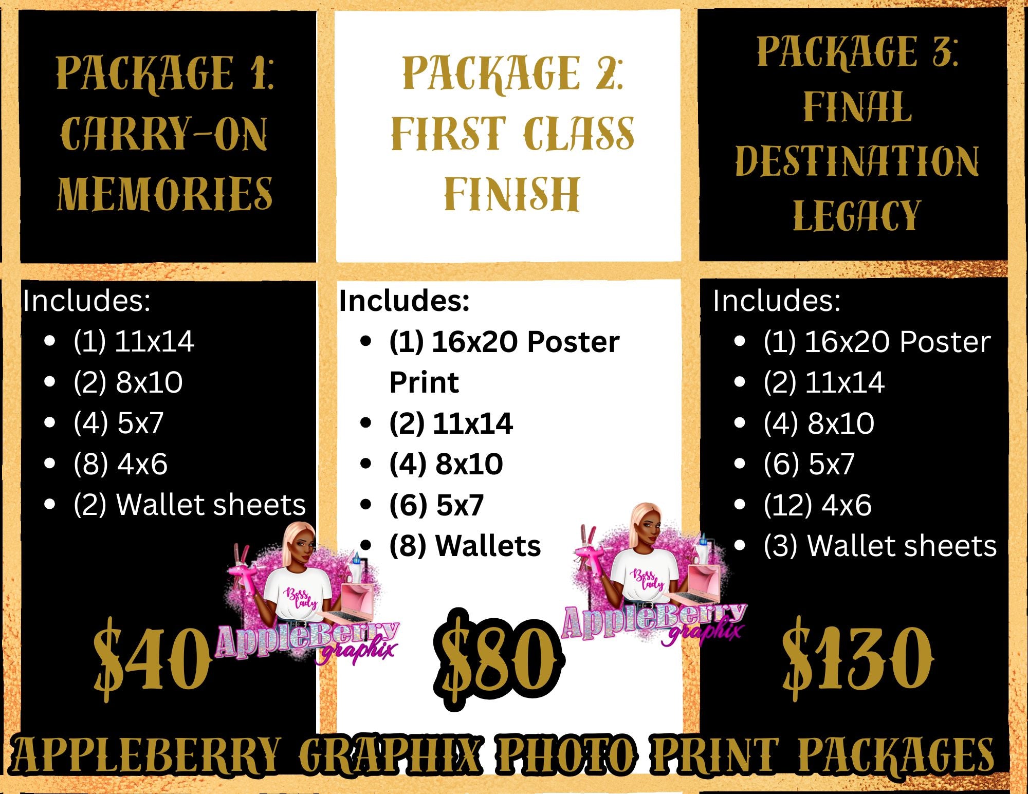 Destination Graduation 2026 – Professional Photo Print Packages