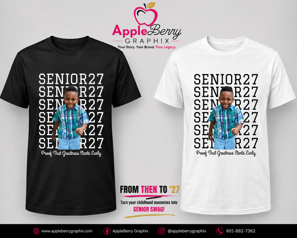 FROM THEN TO ’27™ Custom Senior T-Shirt