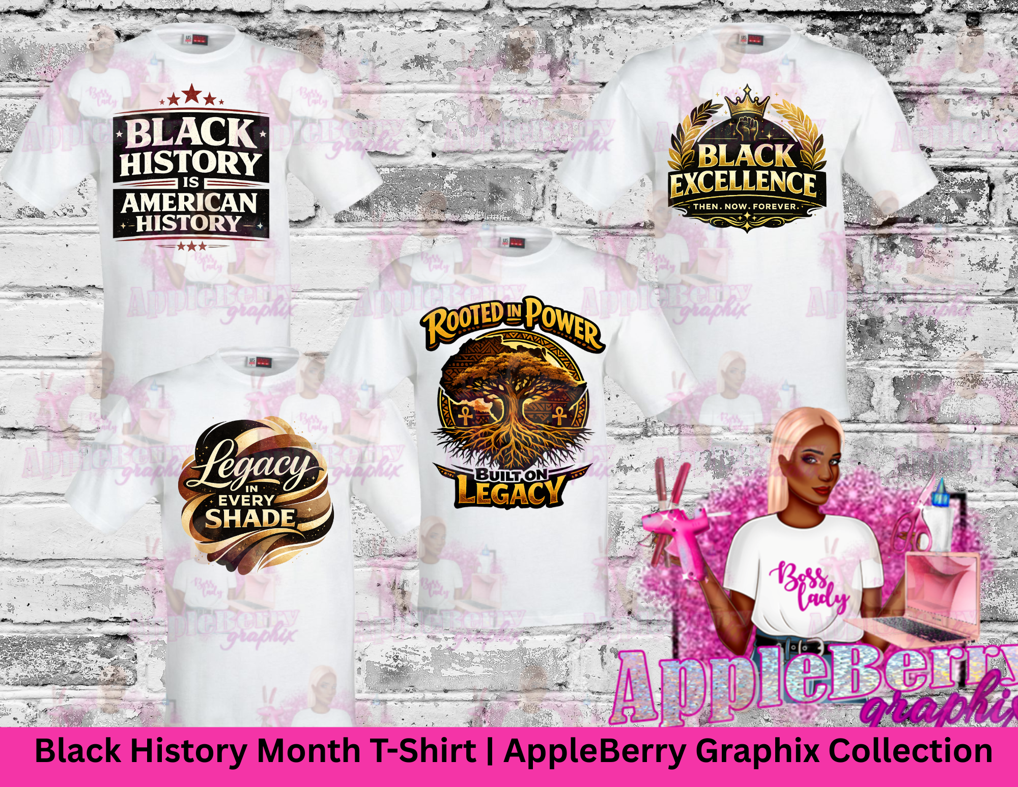 Black History Collection PNG